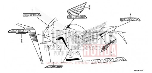 MARK (4) CBR650FAH de 2017
